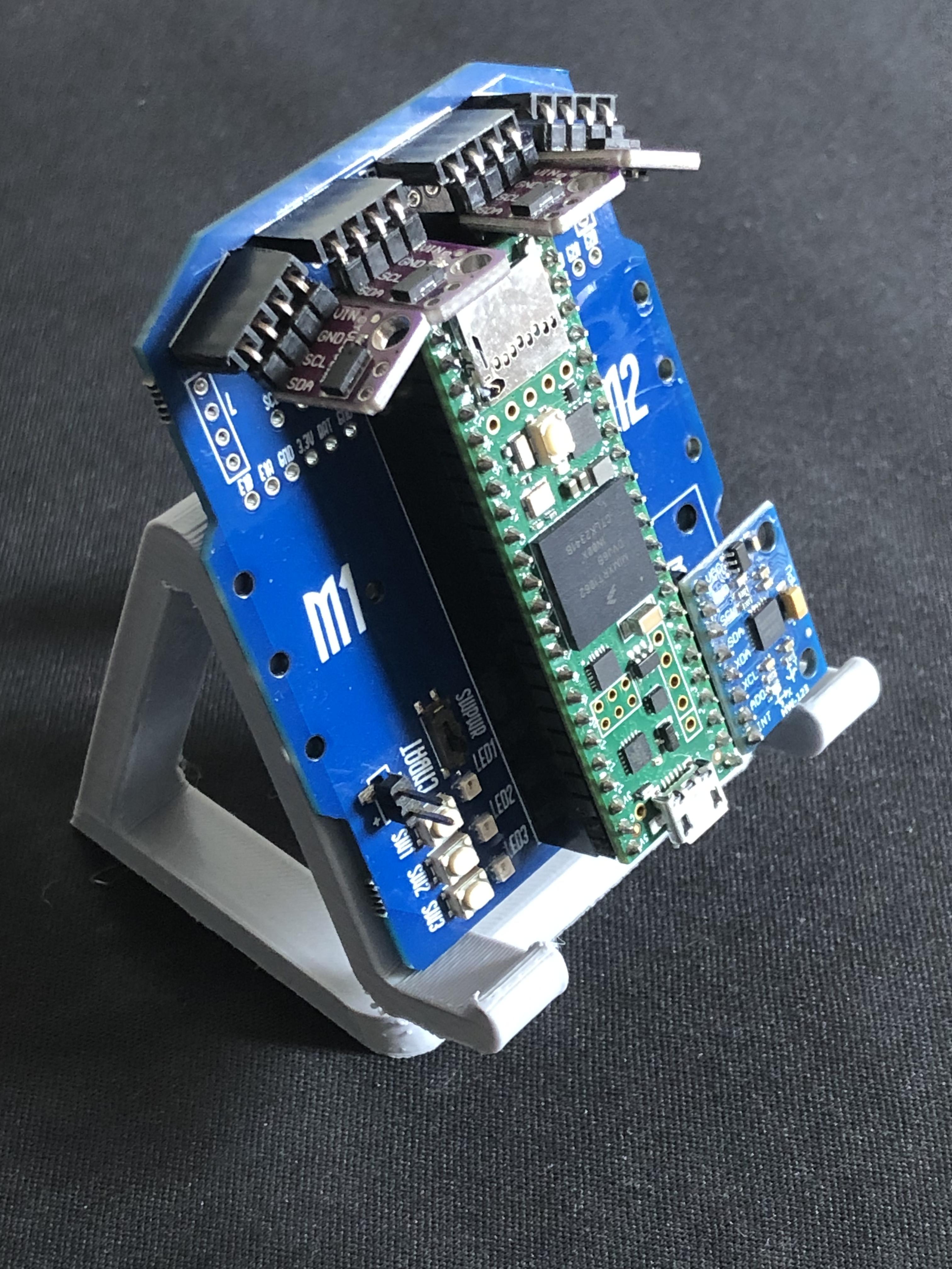 front of micromouse pcb