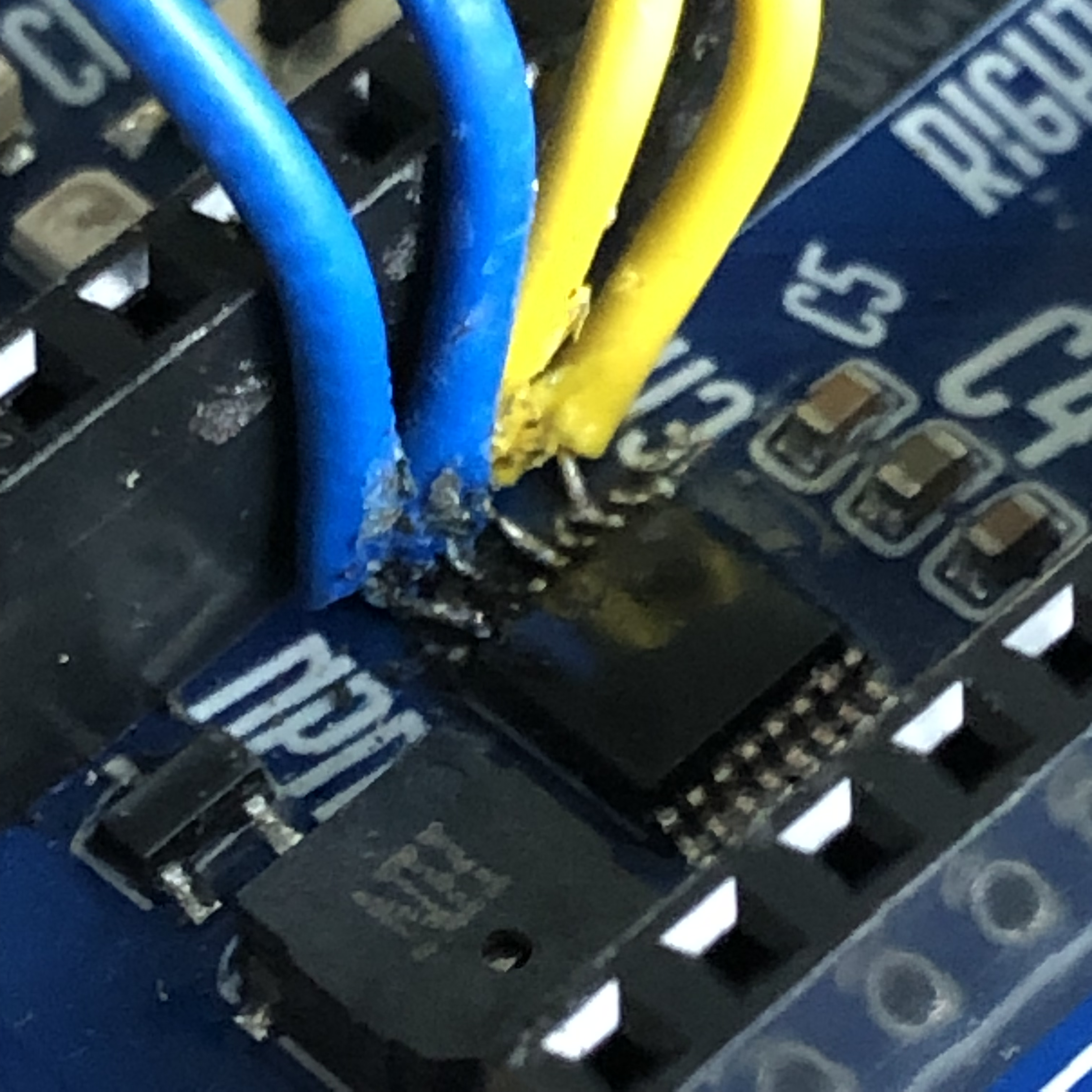 pro soldering on micromouse pcb